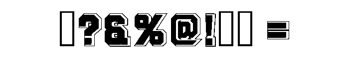 Championship Jersey Regular Font OTHER CHARS
