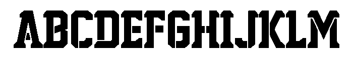 Champior Font UPPERCASE