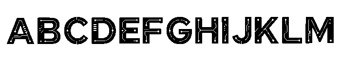 Chana Regular Font UPPERCASE
