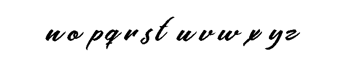 Chandy Signature Regular Font LOWERCASE