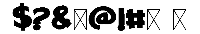 Channel The Flannel White Blue Font OTHER CHARS