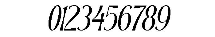 Channery-Italic Font OTHER CHARS