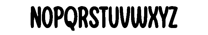 Chantilly Bold Font UPPERCASE