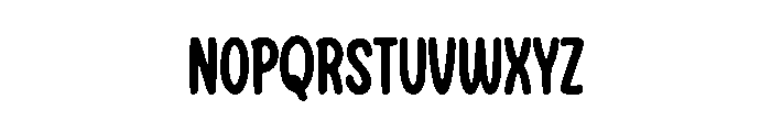Chantilly Bold Font LOWERCASE