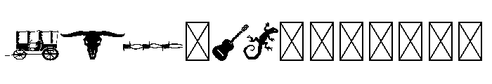 ChaoticCowboy Font LOWERCASE