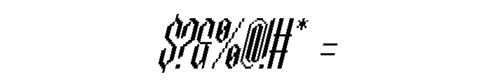 Chapelargo Italic Font OTHER CHARS