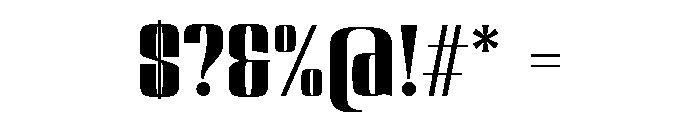 Chaping Font OTHER CHARS