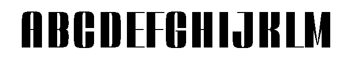 Chaping Font UPPERCASE