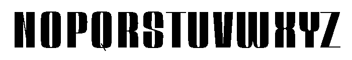 Chaping Font UPPERCASE