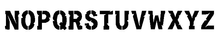 Char Regular Font LOWERCASE