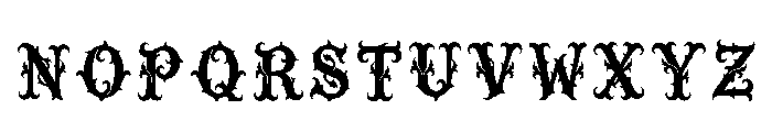 Characin Regular Font UPPERCASE
