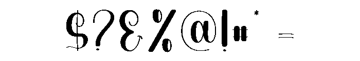 Chareful Font OTHER CHARS