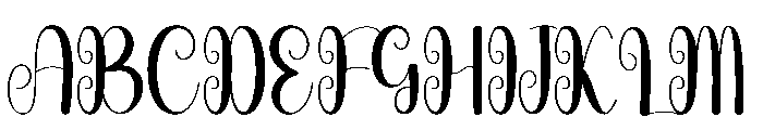 Chareful Font UPPERCASE