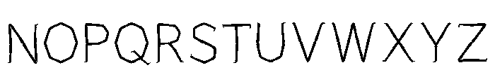 Charl Regular Font UPPERCASE