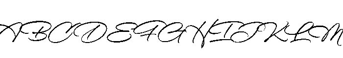 Charles Slingerland Font UPPERCASE