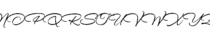 Charles Slingerland Font UPPERCASE