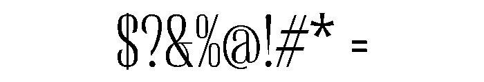 Charlesito Regular Font OTHER CHARS