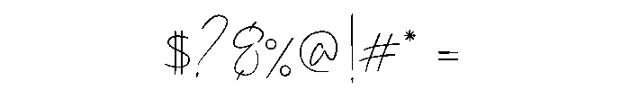 Charllesh Font OTHER CHARS