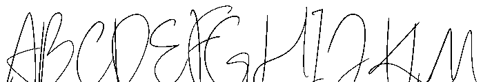 Charllesh Font UPPERCASE
