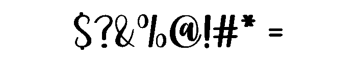 Charlote Handwriting Font OTHER CHARS
