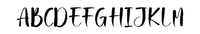 Charlote Handwriting Font UPPERCASE