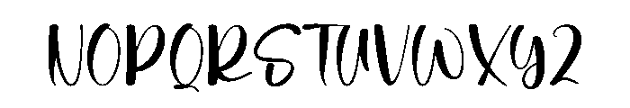 Charlote Handwriting Font UPPERCASE