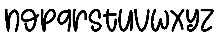 Charm Bunny Regular Font LOWERCASE