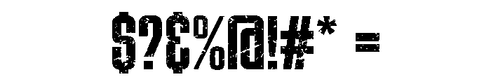 Charm Grunge Regular Font OTHER CHARS