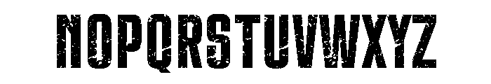 Charm Grunge Regular Font LOWERCASE