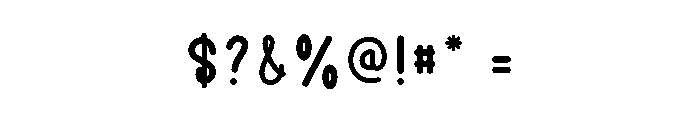 Charm Handmade Font OTHER CHARS
