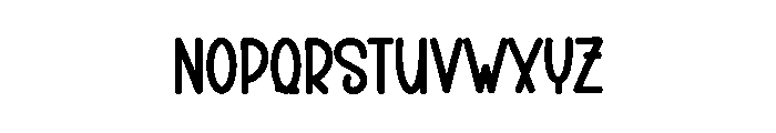 Charm Handmade Font LOWERCASE