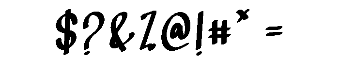 Charm Memorie Font OTHER CHARS