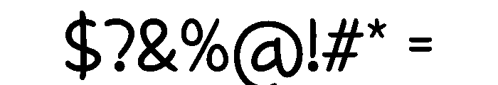 Charm Notes Font OTHER CHARS