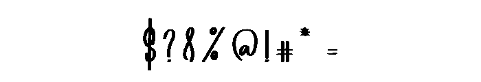 Charmed Season Font OTHER CHARS