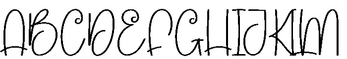 Charmed Font UPPERCASE