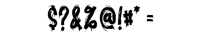 Charmer Horror Font OTHER CHARS