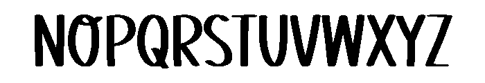 Charming Handsome Font UPPERCASE