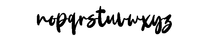 Charming Holiday Normal Font LOWERCASE