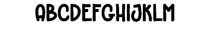 Charming Smiling Font UPPERCASE
