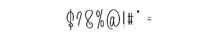 Charming Someday Font OTHER CHARS