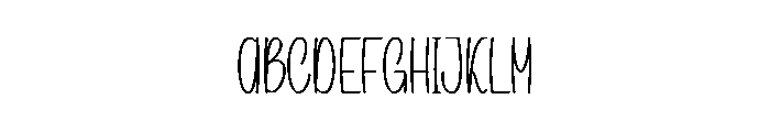 Charming Someday Font UPPERCASE
