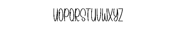 Charming Someday Font LOWERCASE