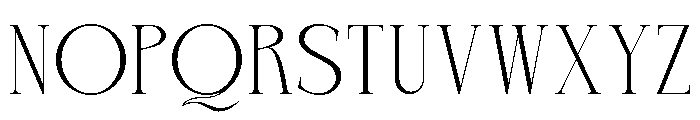 Charnoir Regular Font UPPERCASE
