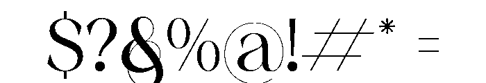 Charon Smith Regular Font OTHER CHARS