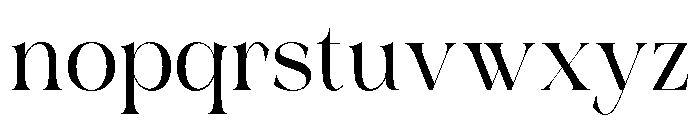 Charon Smith Regular Font LOWERCASE