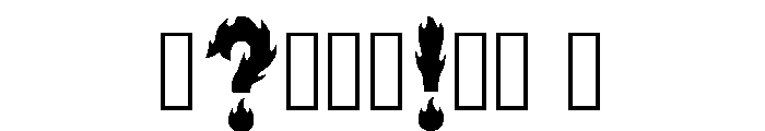 Charr Regular Font OTHER CHARS