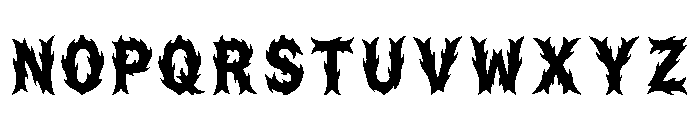 Charr Regular Font UPPERCASE