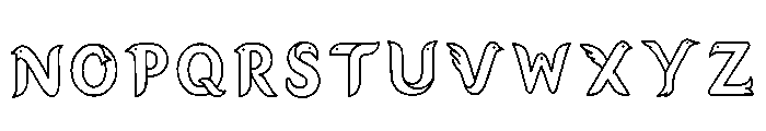 Chase Regular Font LOWERCASE