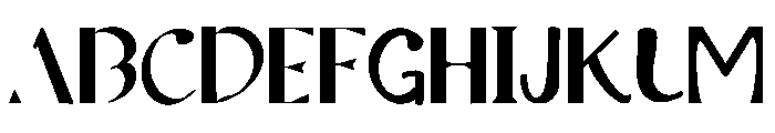 Chatarina Font UPPERCASE