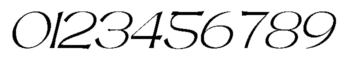 Chateau Italic Font OTHER CHARS